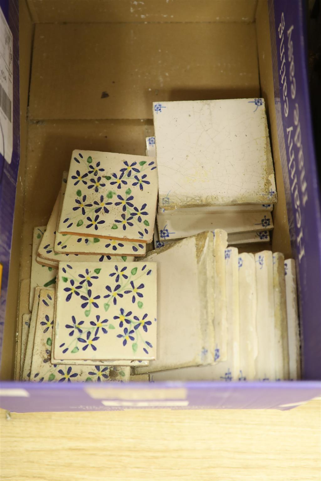 A collection of Delft tiles